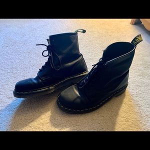 Dr. Marten matte black boots